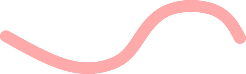 Curved Line - Graphic Illustration Cut File