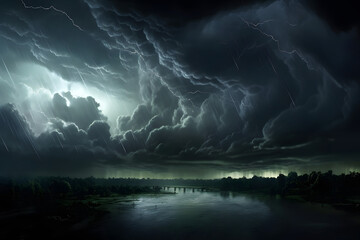 bad weather storm wallpaper, thunderstorm wallpaper
