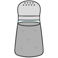 pepper shaker cartoon illustration