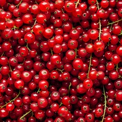 Red currant berries texture background, Ribes rubrum fruits pattern, many redcurrant mockup, pink berries