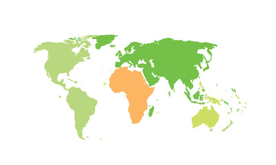 world map isolated modern colorful style. for website layouts, background, education, precise, customizable, Travel worldwide, map silhouette backdrop, earth geography, political, reports. 