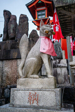 Fox statue in Osaka