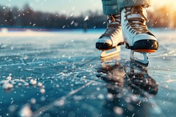 Ice Skating in Winter Wonderland