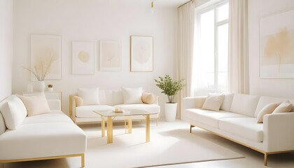 Photo interior modern design room 3d illustration