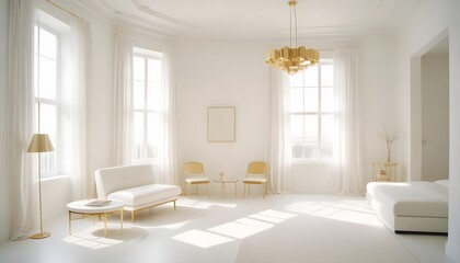 Photo interior modern design room 3d illustration