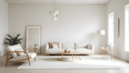 Photo interior modern design room 3d illustration