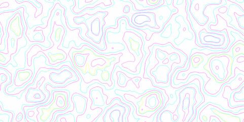 Natural printing illustrations of maps. topographic map in contour line light topographic topo contour map and ocean topographic line map