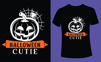 Happy Halloween time design, Halloween Tshirt Pumpkin Patch Cutie, Scary Halloween T-shirt design EPS file, t-shirt design template
