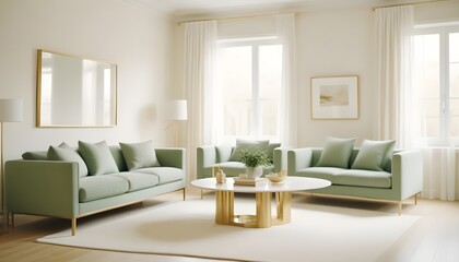 Fototapeta premium Photo interior modern design room 3d illustration