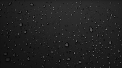 Gray Drops on Black Background, Abstract Image, Texture, Pattern Background, Wallpaper, Background, Cell Phone Cover and Screen, Smartphone, Computer, Laptop, 9:16 and 16:9 Format - PNG