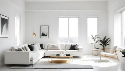 Photo interior modern design room 3d illustration