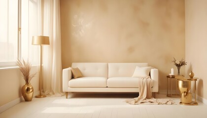 Photo interior modern design room 3d illustration