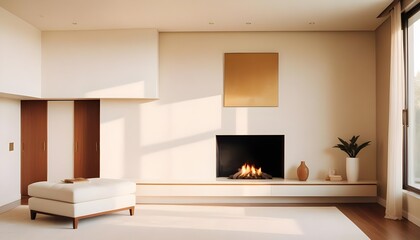 Photo interior modern design room 3d illustration