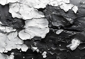Obraz premium Abstract Peeling Paint Texture: Weathered and Distressed Surface Art