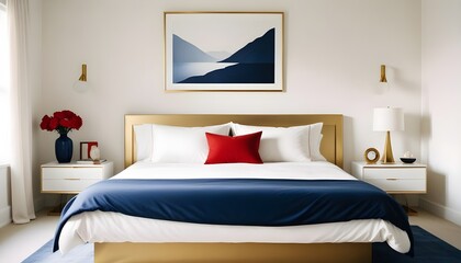 Photo interior modern design room 3d illustration