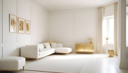Photo interior modern design room 3d illustration