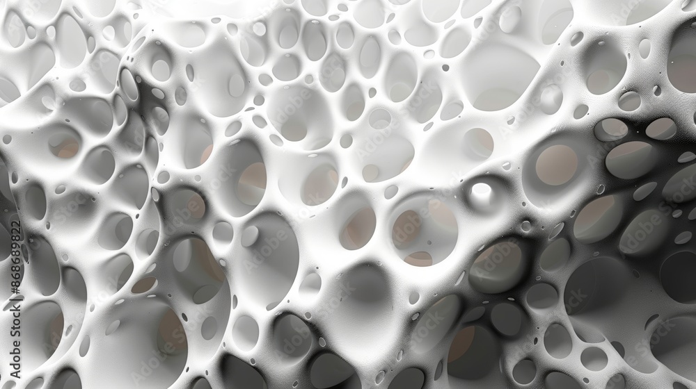 Poster 3d white background texture with abstract pattern
