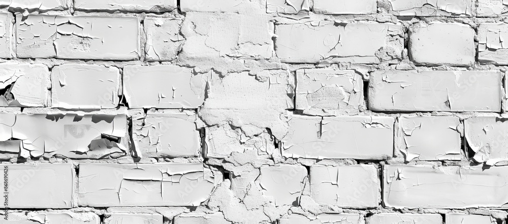 Poster this is a design for a web banner using a pattern background made from white brick wall textures. it