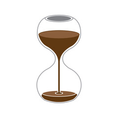 hourglass icon Hourglass symbol. Vector illustration.