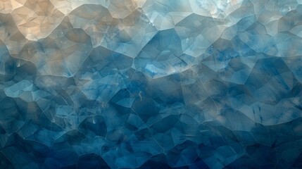 Obraz premium This illustration represents an abstract background made up of geometric shapes in beige and blue colors