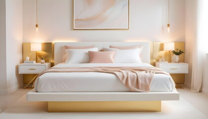 Photo interior modern design room 3d illustration