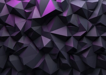 Design wallpaper with three-dimensional triangles, abstract background.