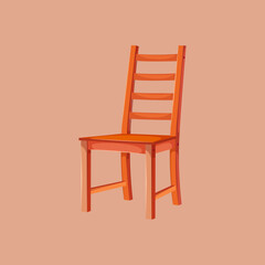 Wooden chair [illustration]