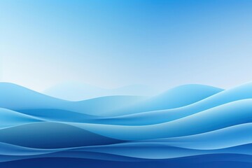 Obraz premium Clear blue sky gradient, simple and open, ideal for lightweight or outdoor products