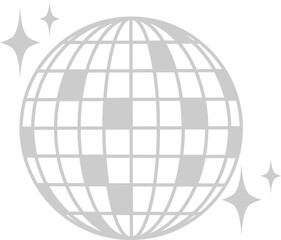 Disco Ball Vector Graphic Design