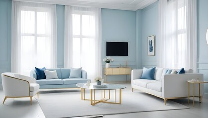 Photo interior modern design room 3d illustration