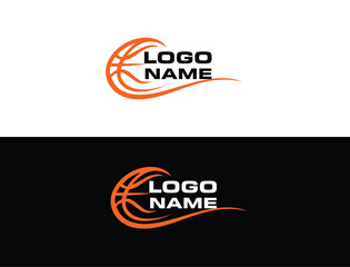 basketball logo template. sports logo