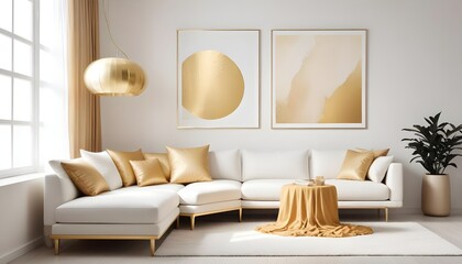 Photo interior modern design room 3d illustration