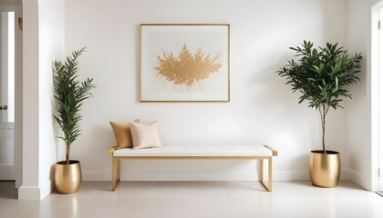 Photo interior modern design room 3d illustration