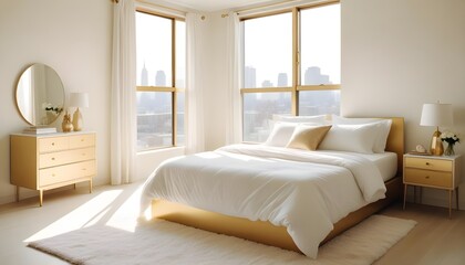 Photo interior modern design room 3d illustration