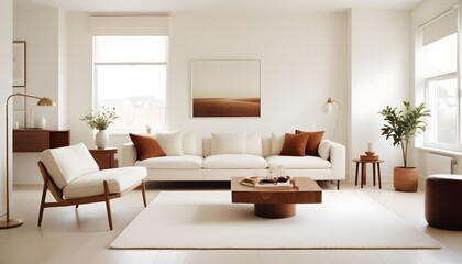 Photo interior modern design room 3d illustration