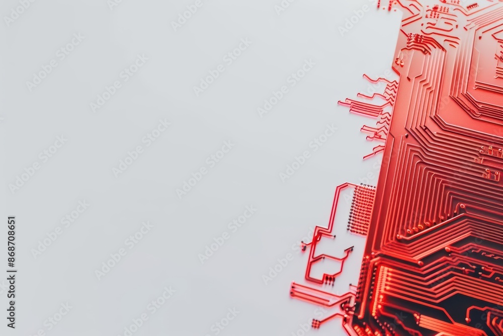 Poster clean cyber banner showcasing a broken success graph with sleek lines and minimalist design with cop