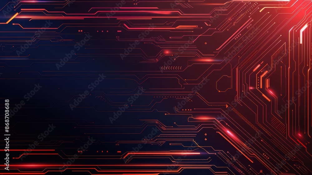 Poster clean cyber banner showcasing a broken digital transport system with sleek lines and minimalist desi