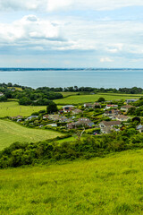 Kleine Wandertour zu den Old Harry Rocks vor den Toren der Hafenstadt von Swanage - Dorset - Vereinigtes Königreich