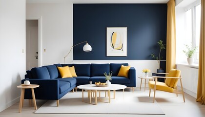 Photo interior modern design room 3d illustration