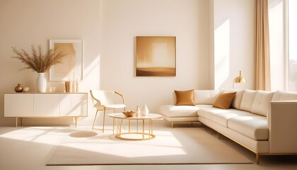 Fototapeta premium Photo interior modern design room 3d illustration