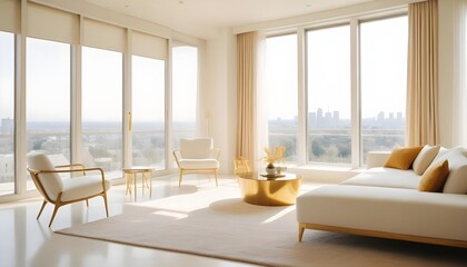 Fototapeta premium Photo interior modern design room 3d illustration