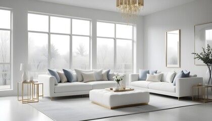 Photo interior modern design room 3d illustration
