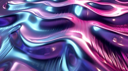 Obraz premium Featuring vibrant pastel colors and high contrast with 3D rendered patterns - Medium Shot