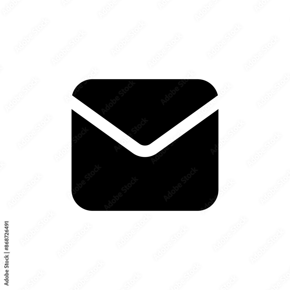 Poster envelope icon, email message icon - Mail icon button sign, notification new message icons buttons