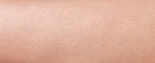 Background of female human skin texture