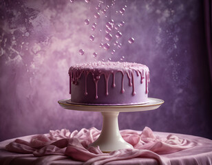 Lavender cake