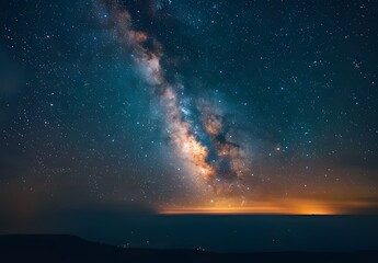 Fototapeta premium Milky Way Galaxy Night Sky Photography