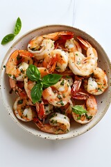Garlic Butter Roasted Shrimp with Herbs