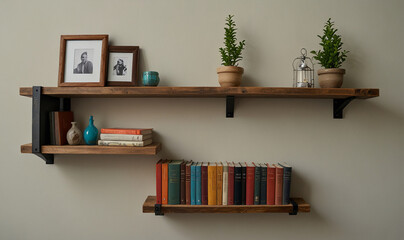 Sleek Recycled Wall-Mounted Shelf for Modern Homes