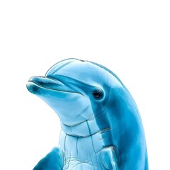 Blue Dolphin Portrait